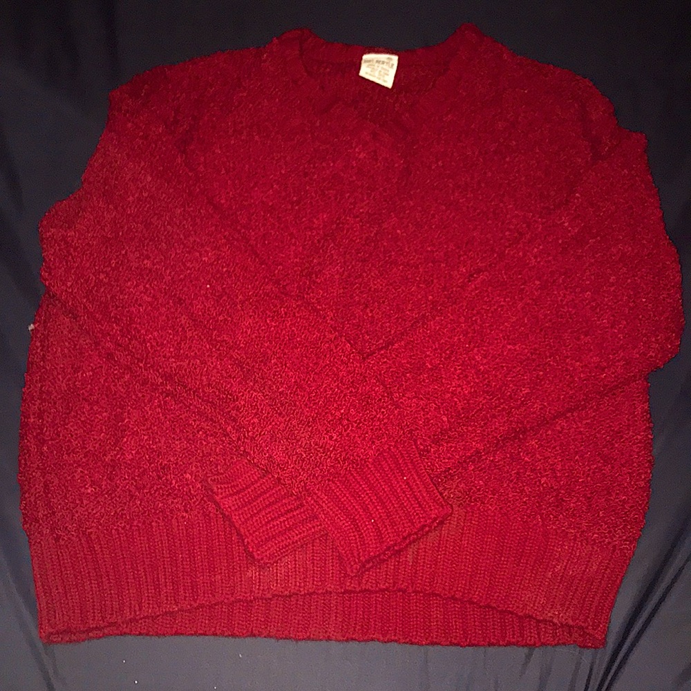 Red Acrylic Sweater